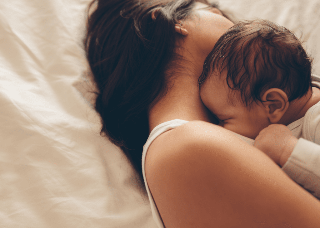 Autre photo d'une maman et de son bébé